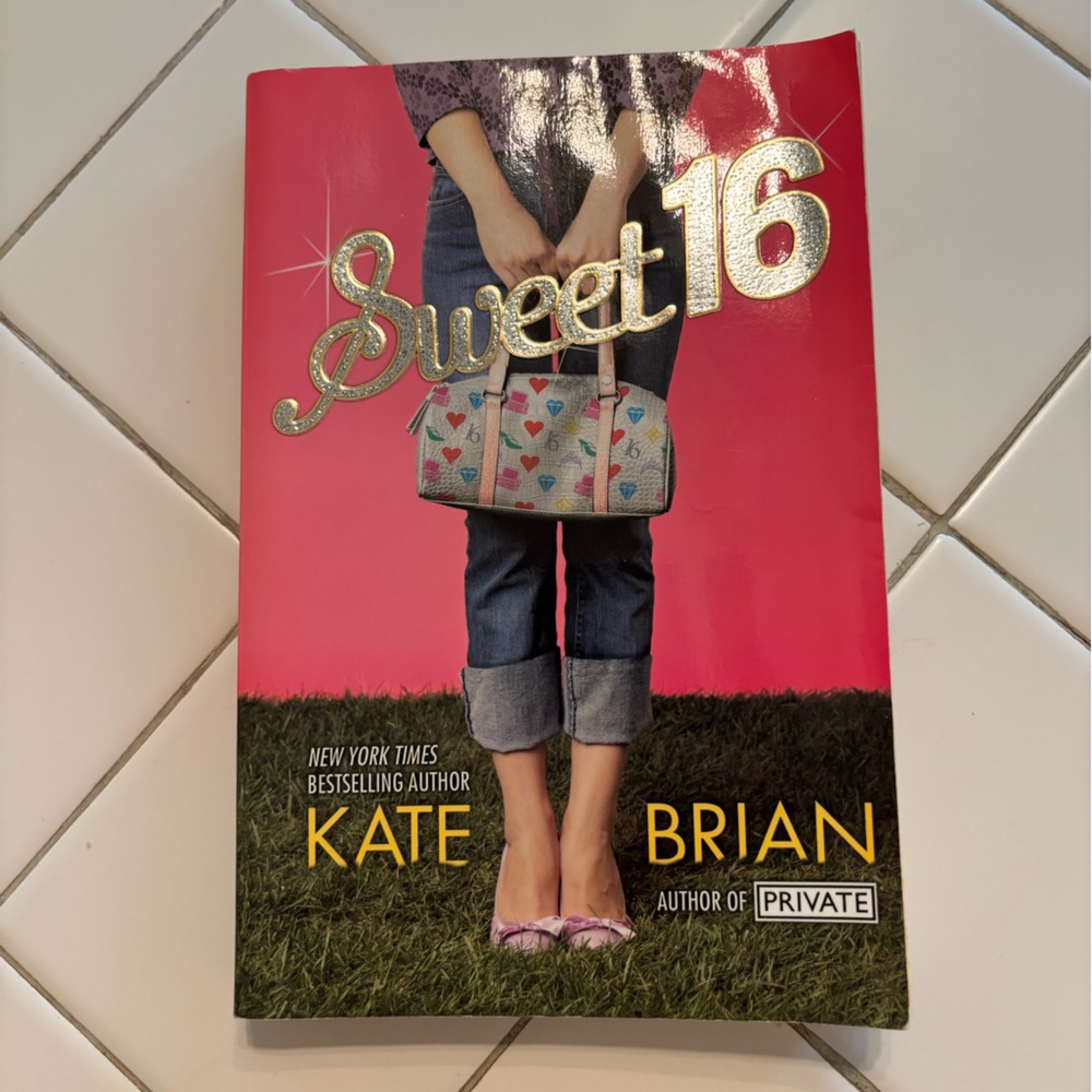 Sweet 16 Book by Kate Brian best selling chapter book design fashion party gift